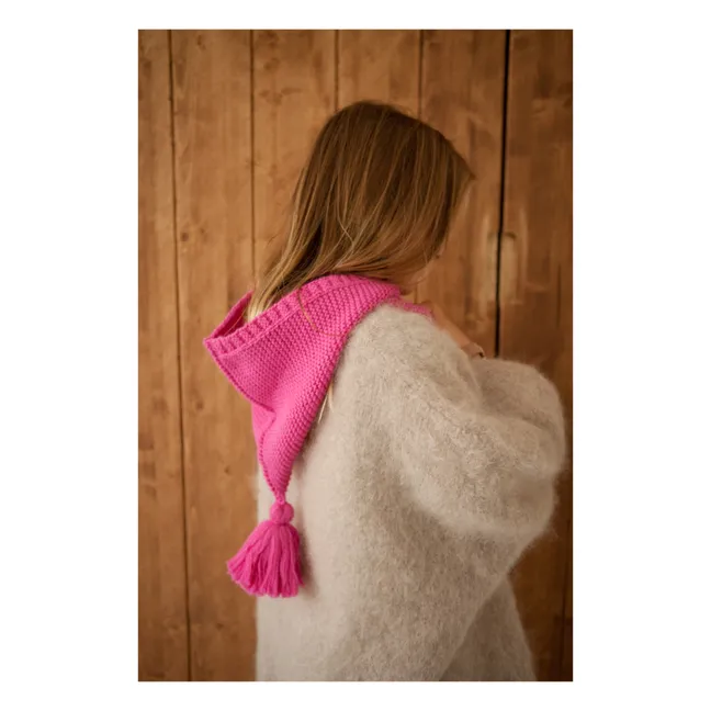 Baby Alpaca Lutin balaclava | Fuchsia
