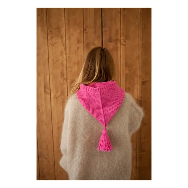 Baby Alpaca Lutin balaclava | Fuchsia
