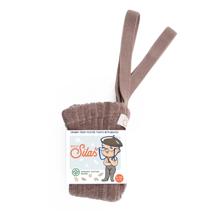 Silly Silas - Silly Silas - Collants à Bretelles Coton Bio Eponge Granny Teddy
