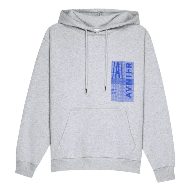 Hoodie Onset Mire Bio-Baumwolle | Hellgrau