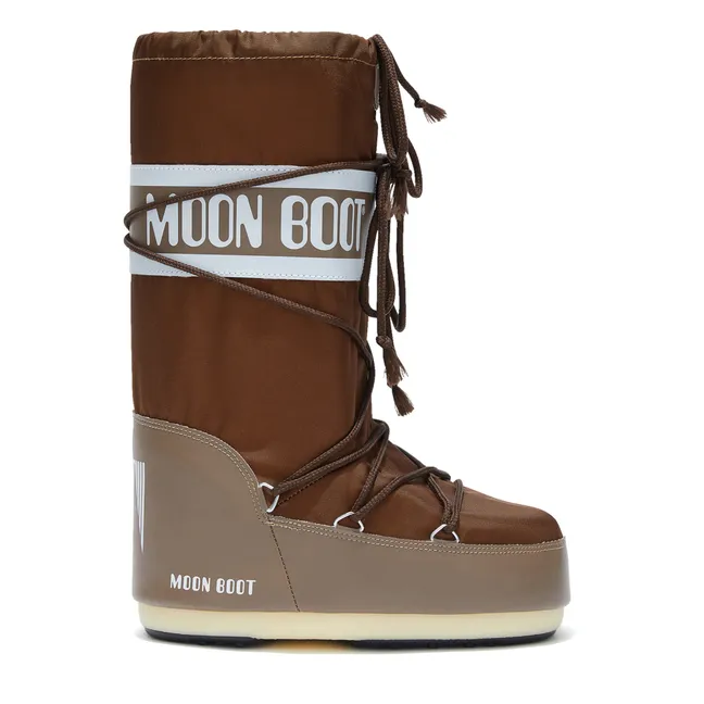 Moon Boot Kids Ltrack Tube shearling boots - Brown