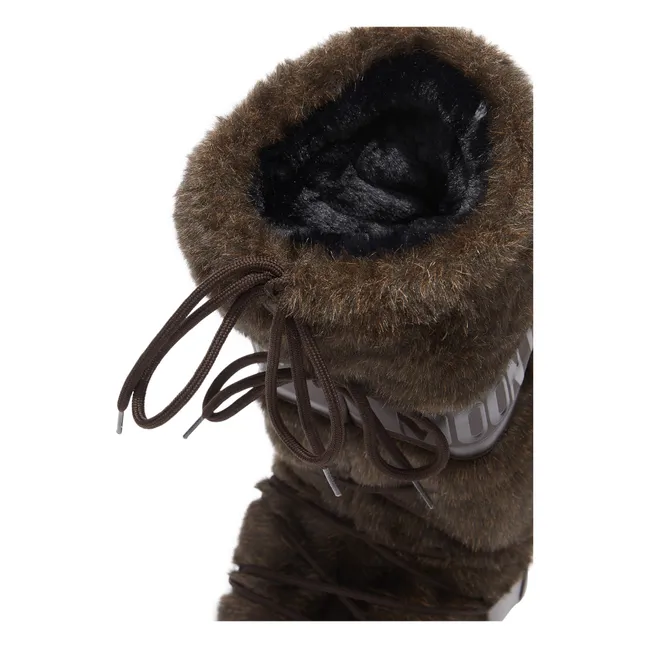 Moon Boot Icon Faux Fur | Brown