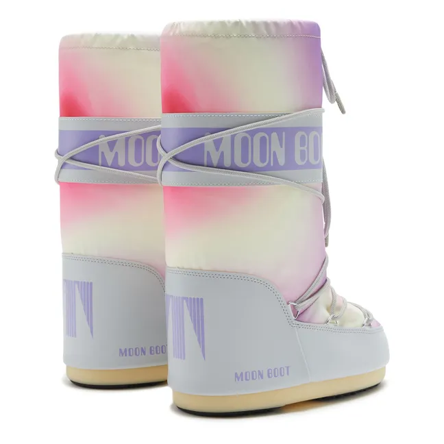 Moon Boot Icon Tie Dye | White