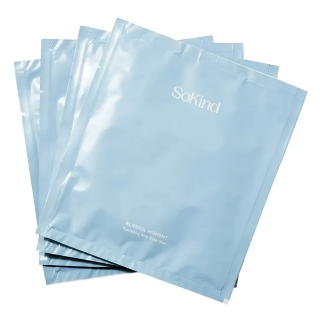 Blissful Moment Feuchtigkeitsspendende Körpermasken für die Schwangerschaft - 4er Set