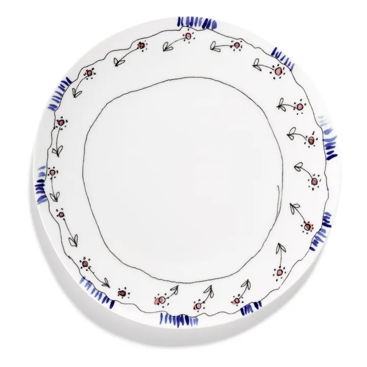 Anemone plates, Serax for Marni - Set of 2 | Milk- Product image n°0