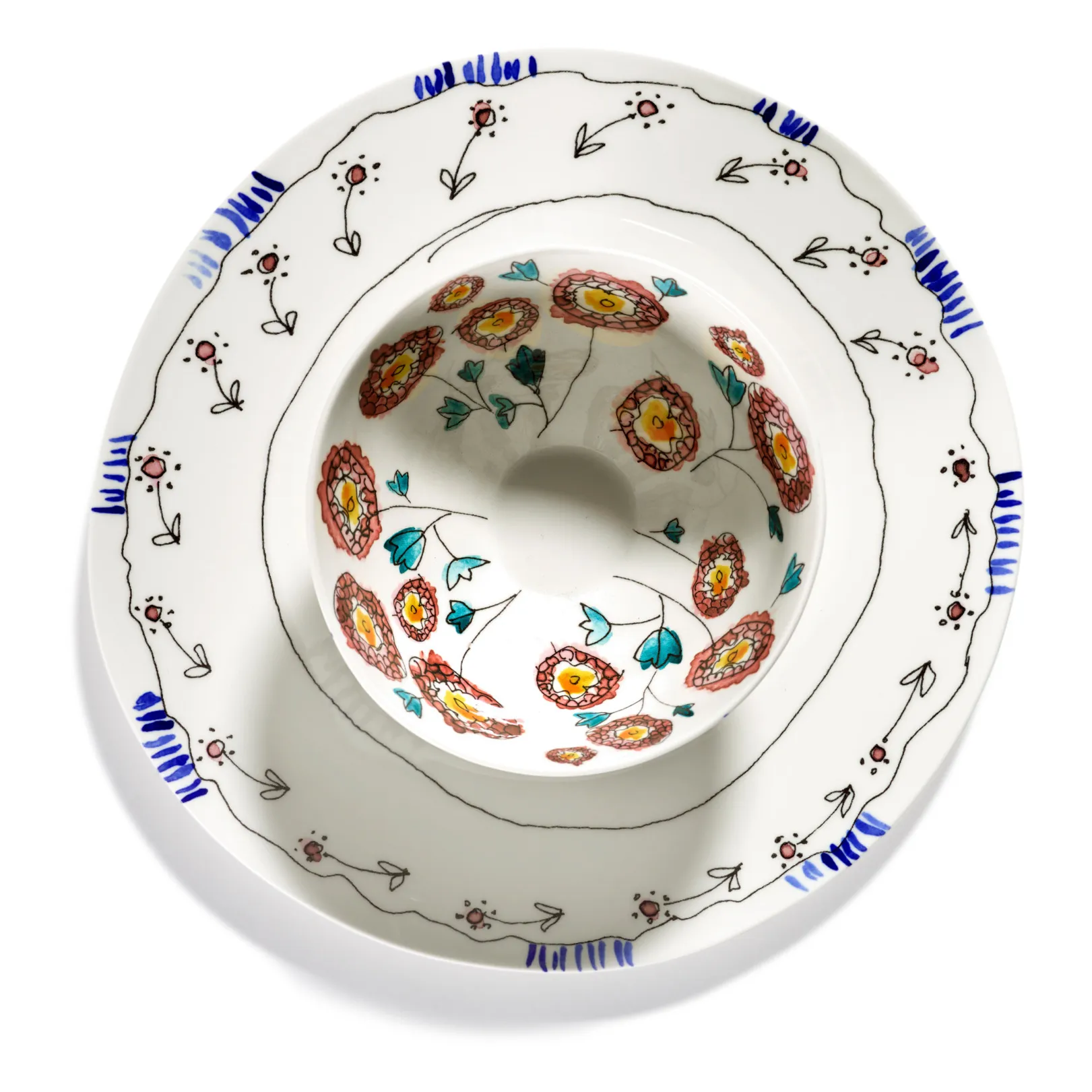 Bols Anemone, Serax for Marni - Set de 2 | Milk- Image produit n°4