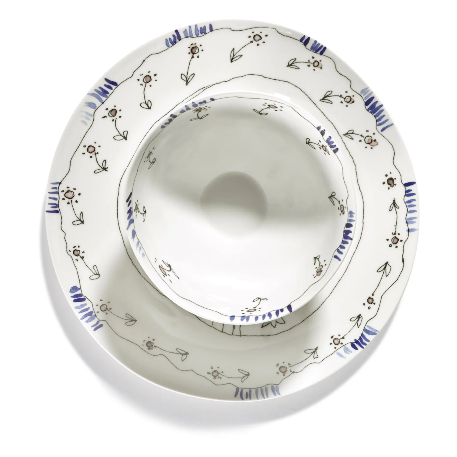 Bols Anemone, Serax for Marni - Set de 2 | Milk- Image produit n°5