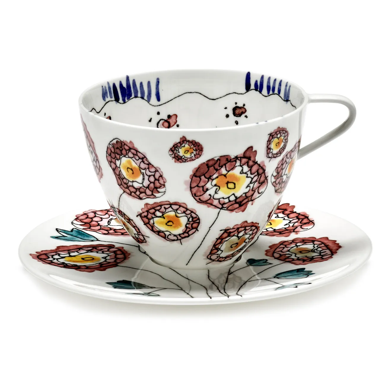Tasse et sous-tasse à Café Anemone, Serax for Marni - Set de 2 | Milk- Image produit n°0