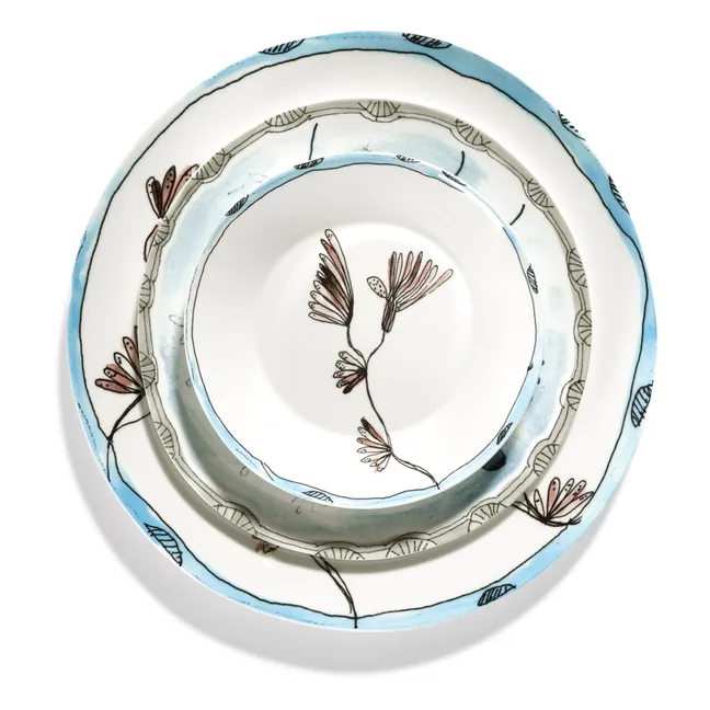 Platos Camelia, Serax para Marni - Lote de 2 | Berenjena