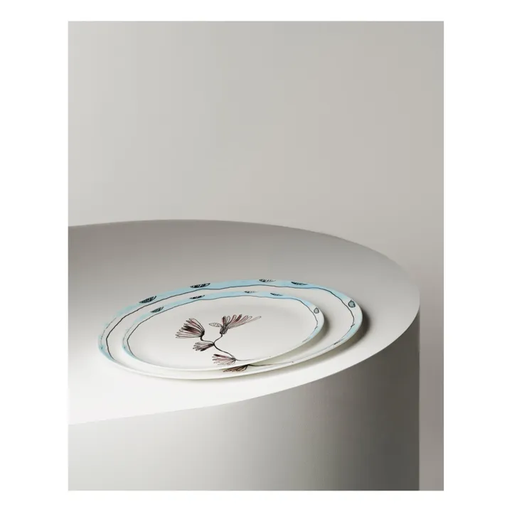 Plat oval Camelia, Serax for Marni | Aubergine- Image produit n°1
