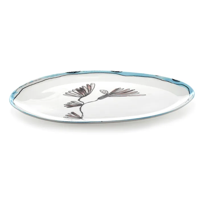 Plat oval Camelia, Serax for Marni | Aubergine- Image produit n°3