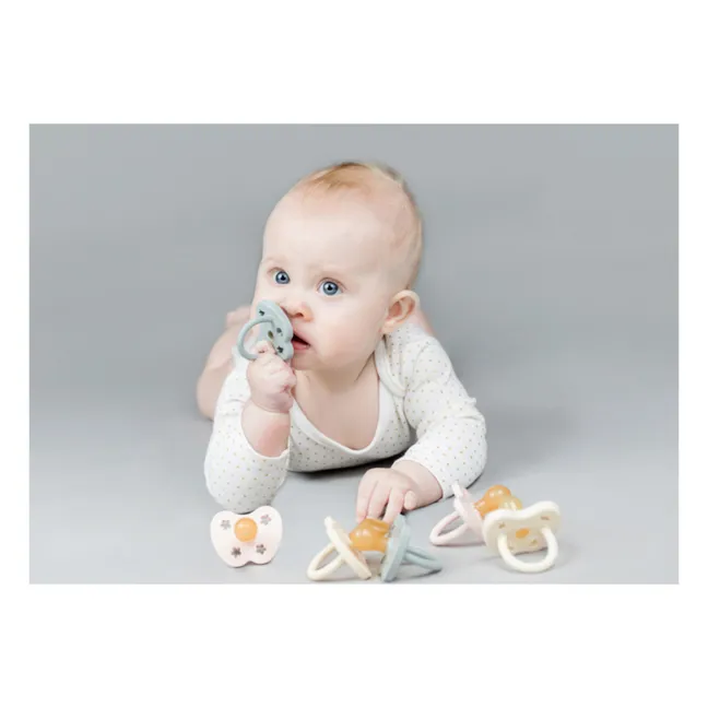 Tétine physiologique en caoutchouc naturel | Gris