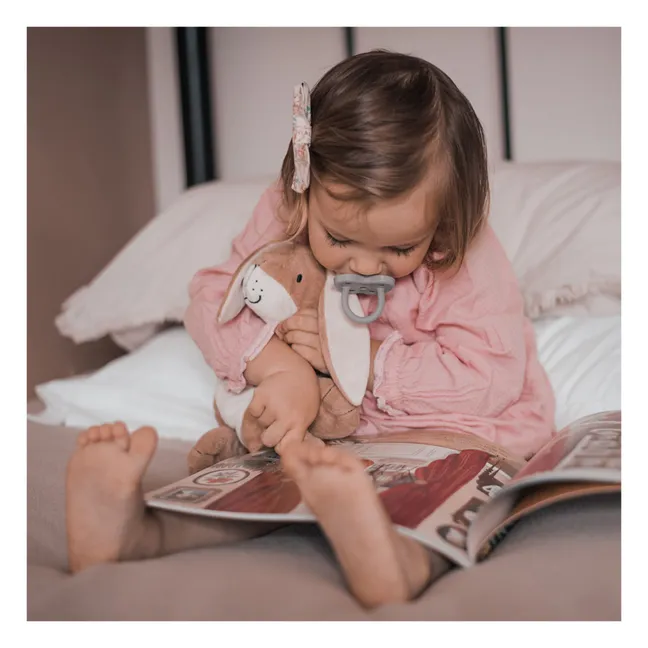 Tétine physiologique en caoutchouc naturel | Gris