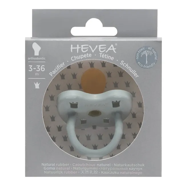 Tétine physiologique en caoutchouc naturel | Gris