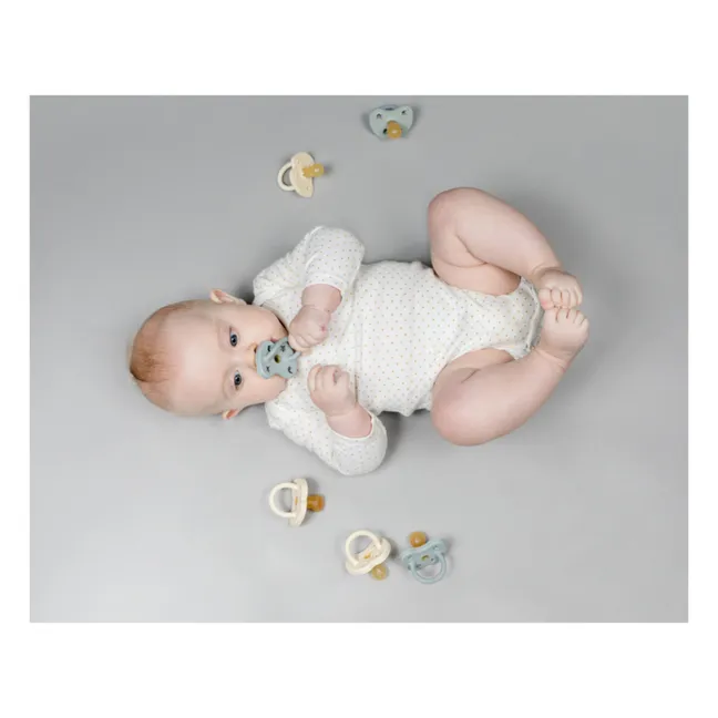 Tétine physiologique en caoutchouc naturel | Gris