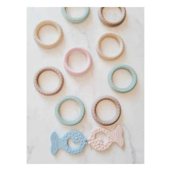 Soothing Pack - Set of 2 Teething Toys | Powder pink