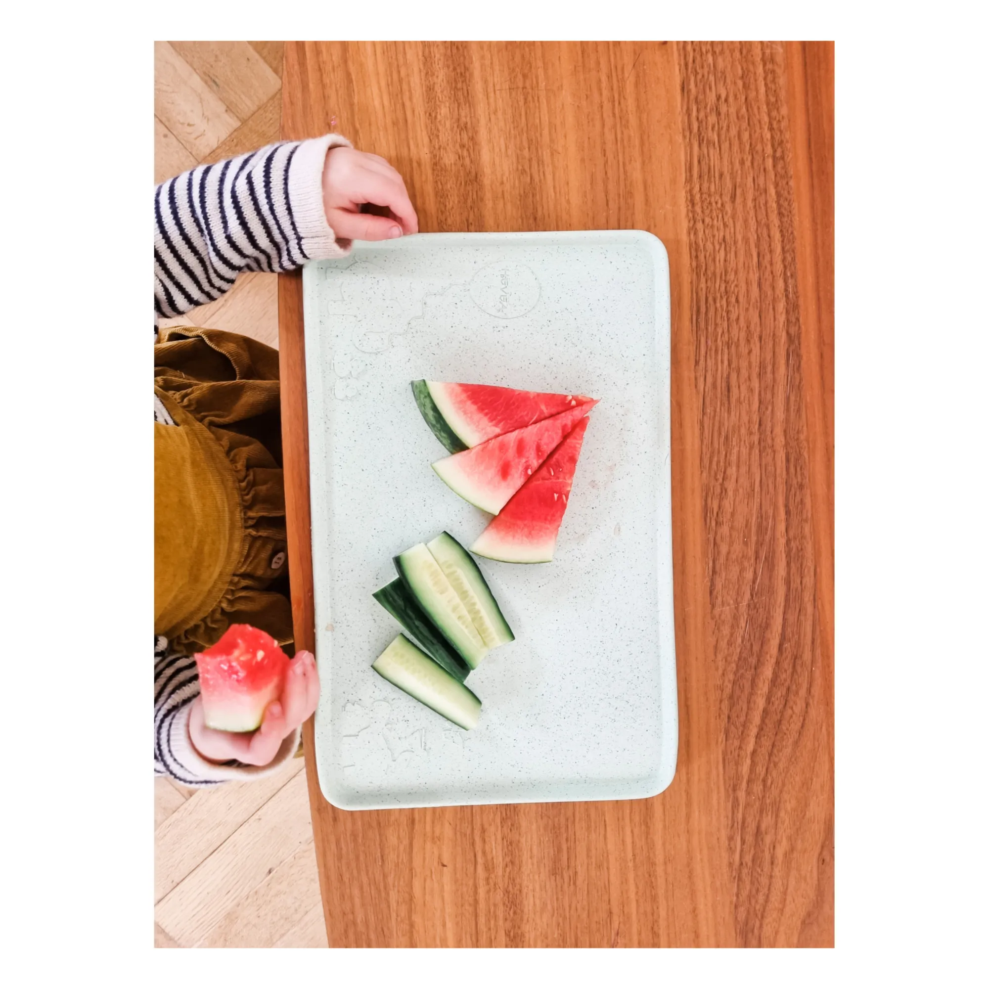 Set de table en caoutchouc naturel | Vert Menthe- Image produit n°2