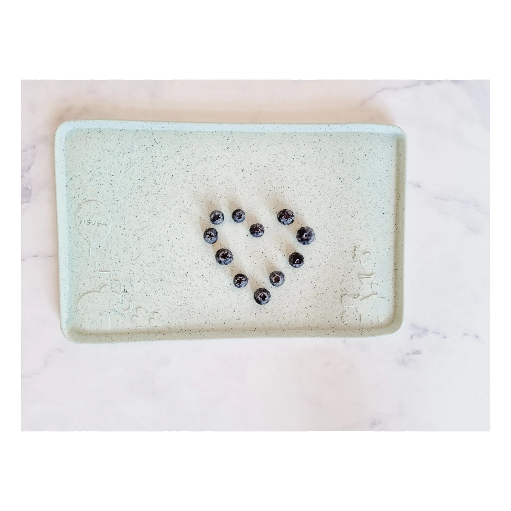 Set de table en caoutchouc naturel | Vert Menthe- Image produit n°4