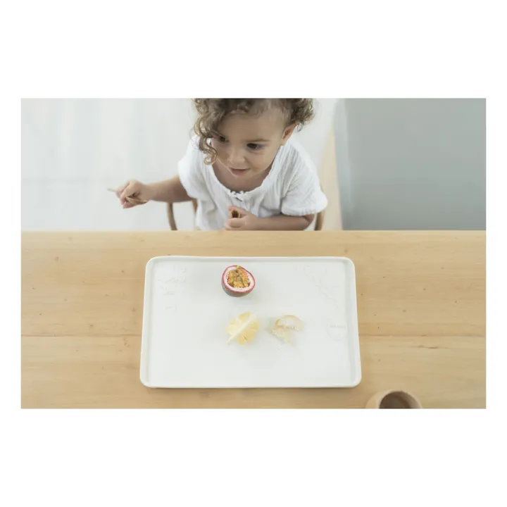 Set de table en caoutchouc naturel | Gris- Image produit n°4