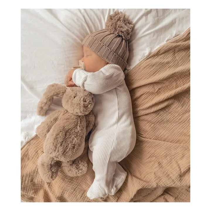 Tétine physiologique en caoutchouc naturel - Set de 2 | Blanc- Image produit n°1