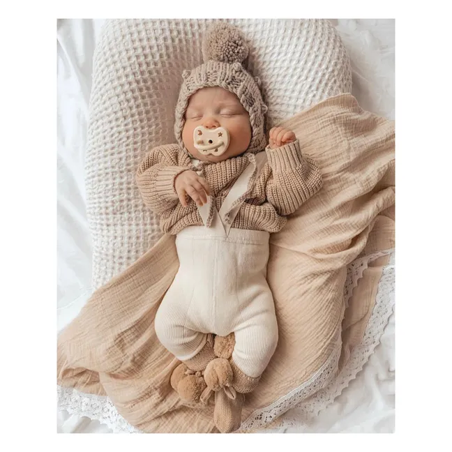 Tétine physiologique en caoutchouc naturel - Set de 2 | Bleu ciel