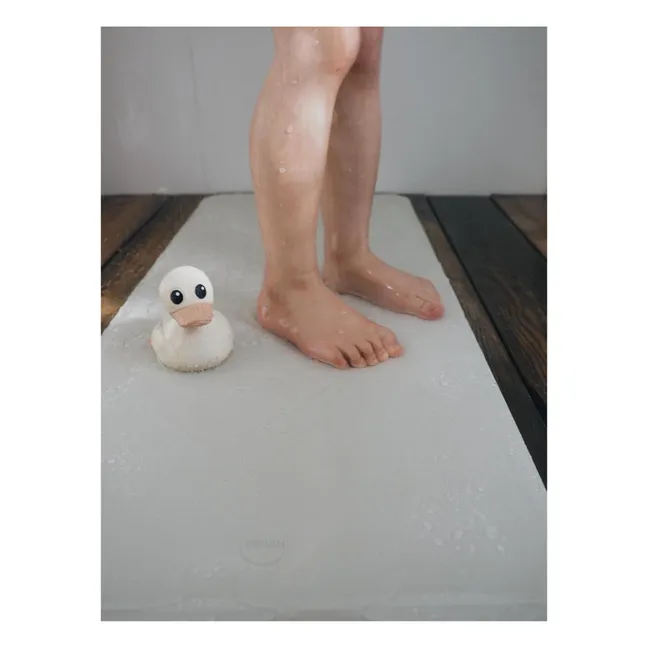 Natural Rubber Non-slip Bath Mat | Light grey