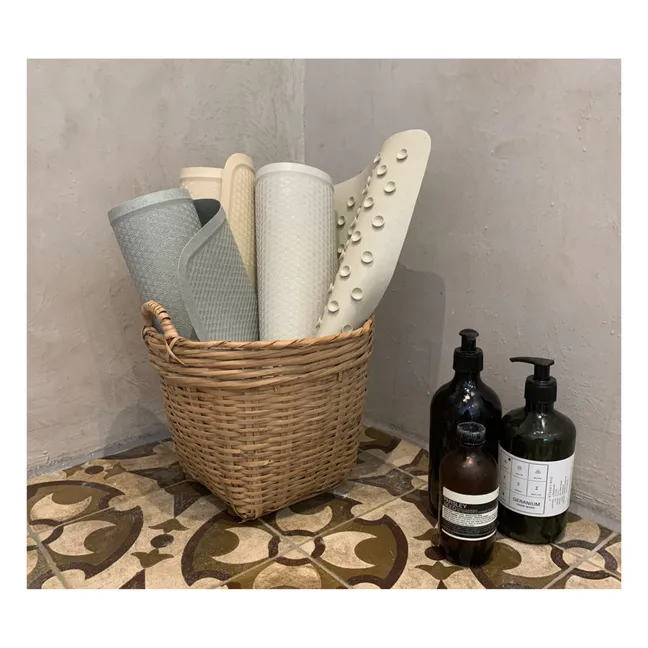 Natural Rubber Non-slip Bath Mat | Light grey