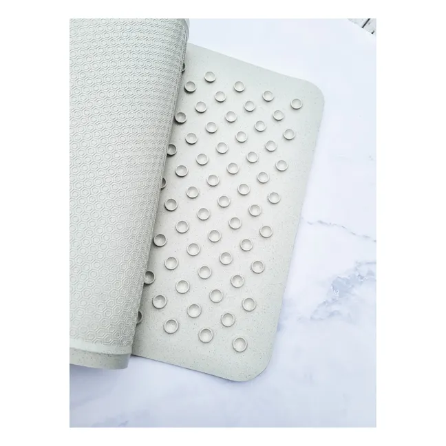 Natural Rubber Non-slip Bath Mat | Light grey