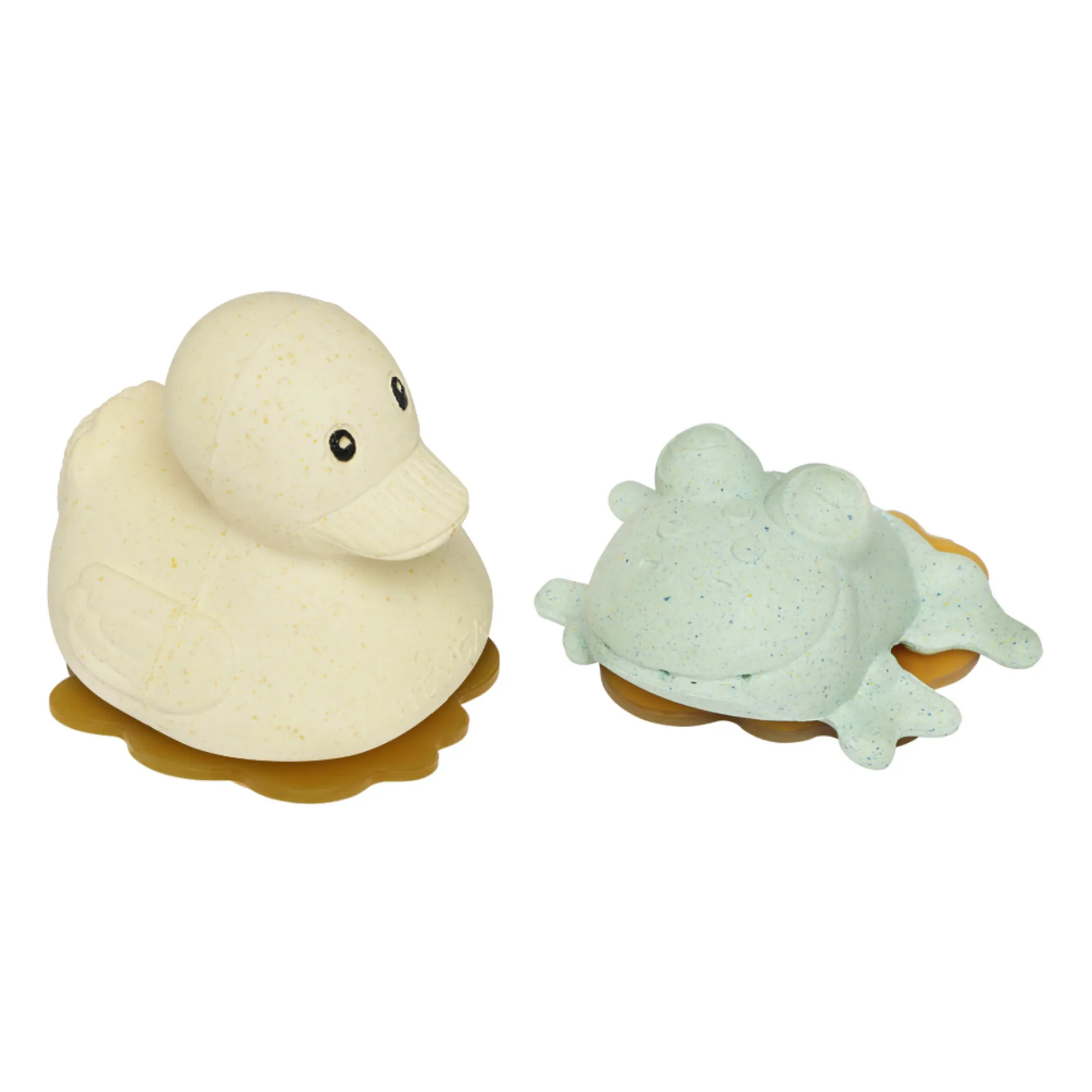 Hevea Sage Upcycled Bath Toy Set - Duck & Frog