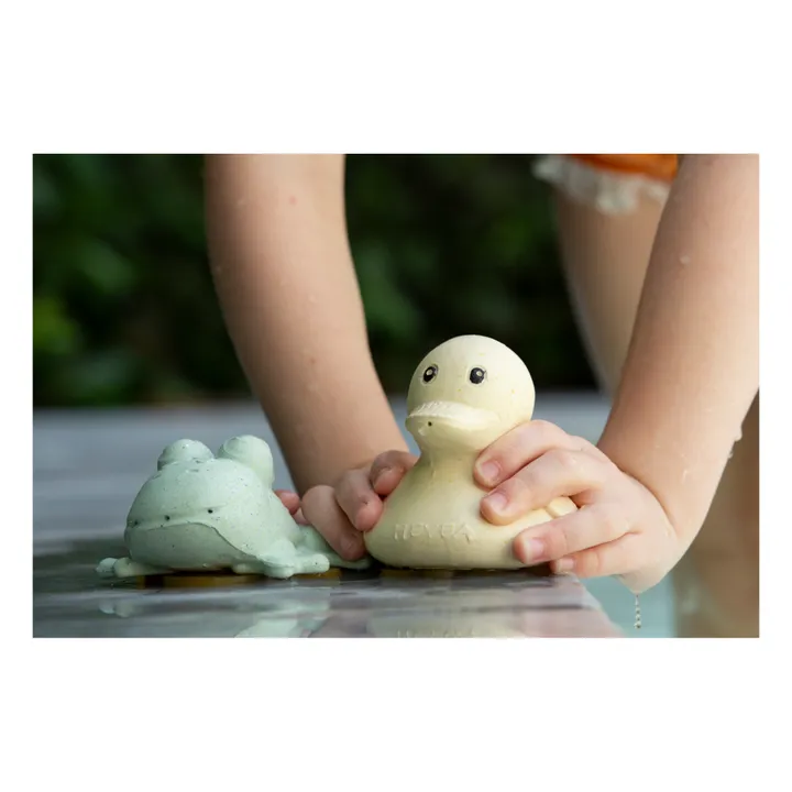 Spielekoffer fürs Bad Upcycling - Ente & Frosch | Salbei- Produktbild Nr. 5