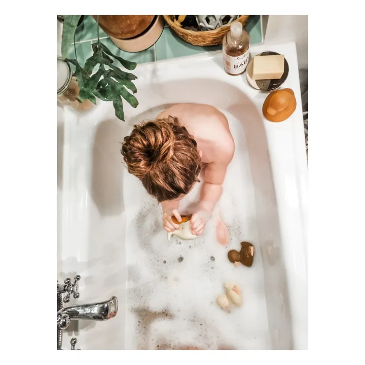 Upcycled Bath Toy - Duck | Sand- Product image n°2