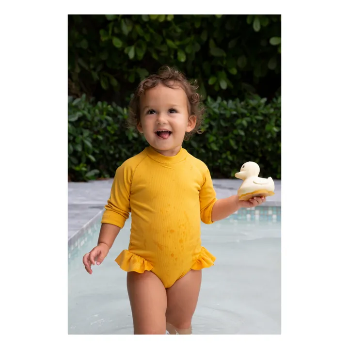 Upcycled Bath Toy - Duck | Sand- Product image n°6