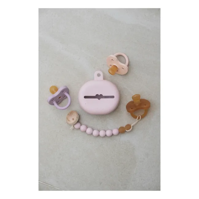 Natural Rubber and Rubberwood Dummy Clip | Powder pink