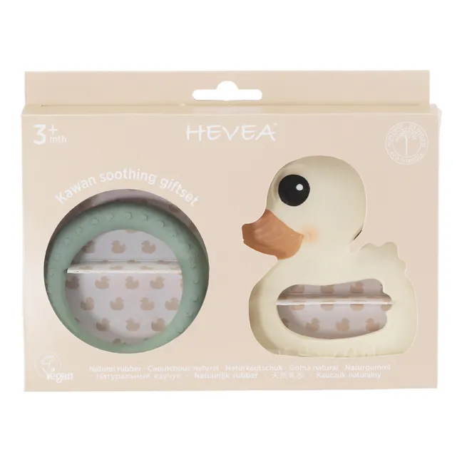 Soothing Pack - Set of 2 Teething Toys | Almond green