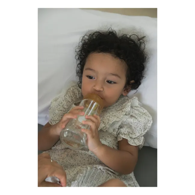 Nuckelflaschen aus Glas mit großer Öffnung Mittlere Strömung - 2er-Set