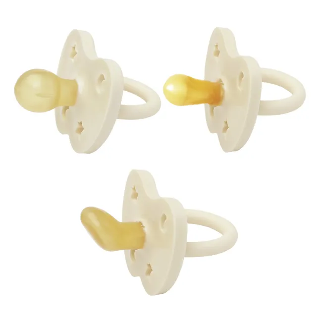 Set of 3 Pacifiers Discovery Pack | Cream