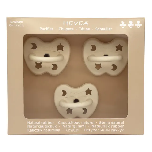 Set of 3 Pacifiers Discovery Pack | Cream