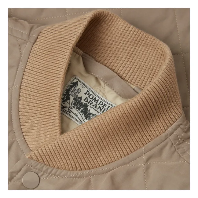 ärmellose Steppjacke | Hellbraun