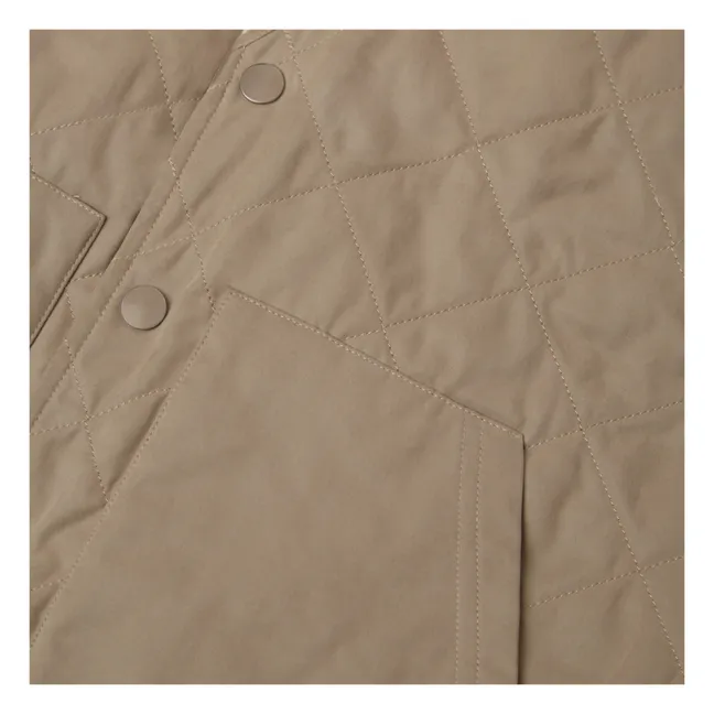 ärmellose Steppjacke | Hellbraun