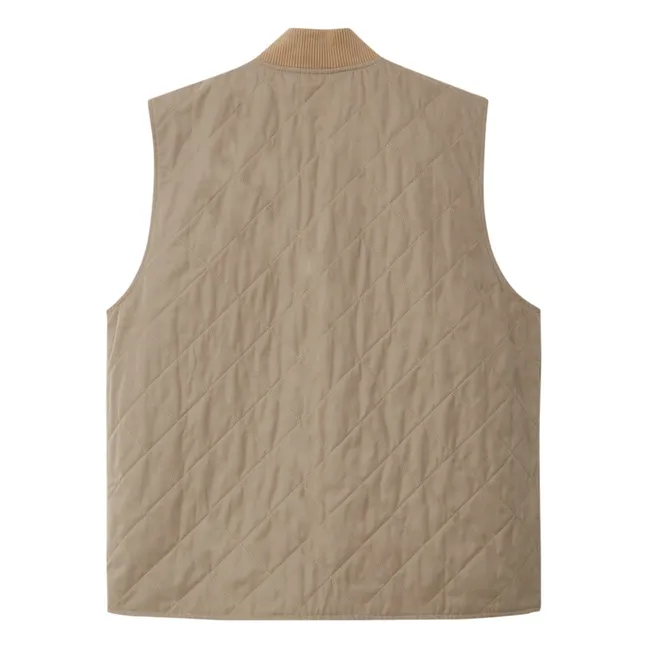 ärmellose Steppjacke | Hellbraun