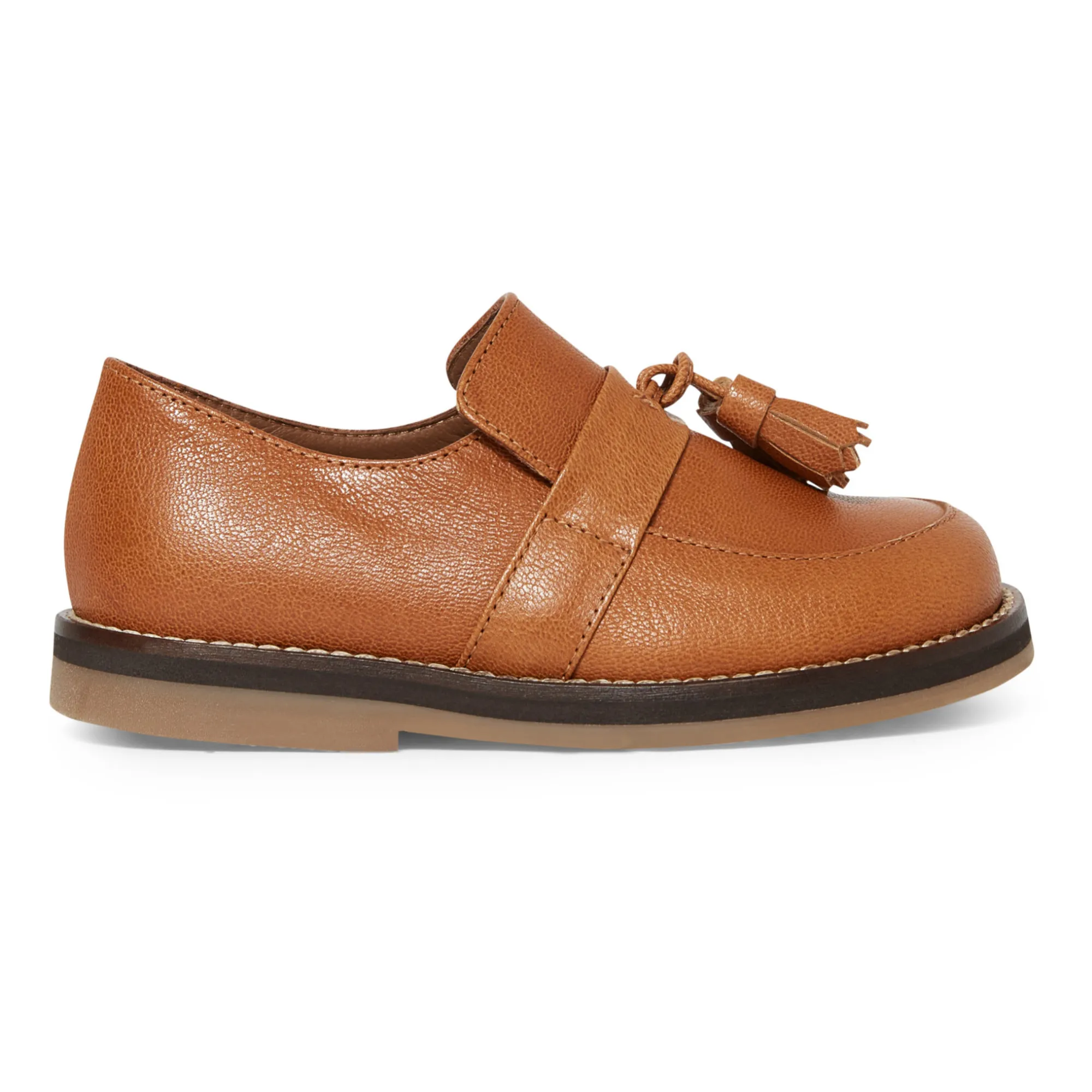 Pèpè Brown Tasseled Loafers