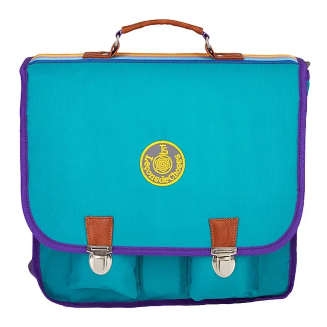 School Bag Small | Chrome green