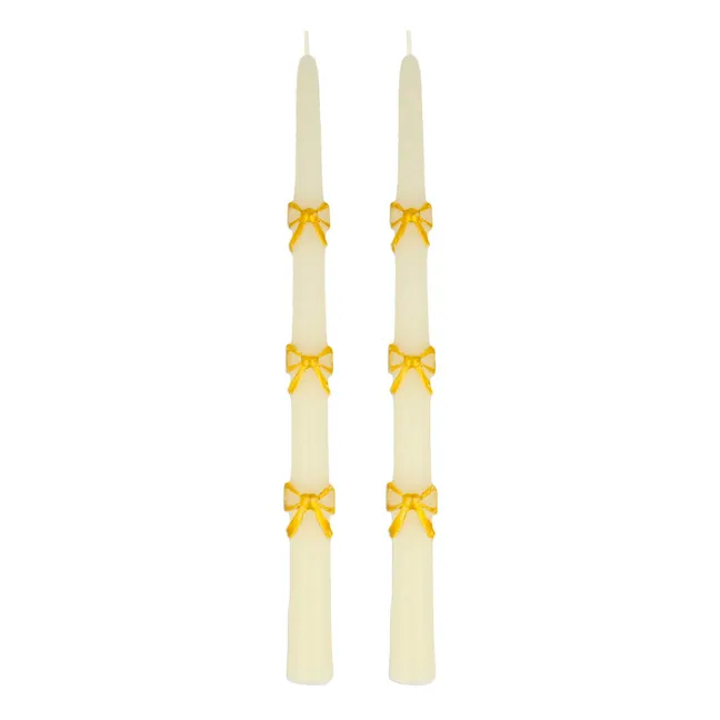 Knotenkerzen - 2er-Set