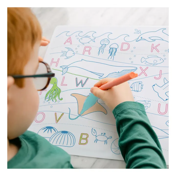 Alphabet coloring placemat- Product image n°1