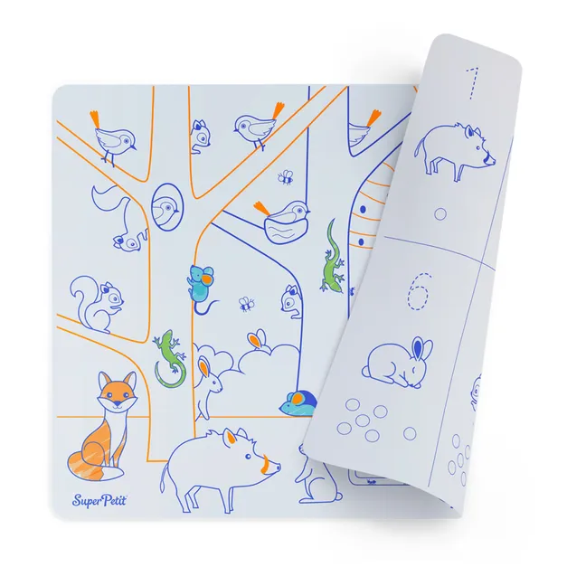 Numbers coloring placemat