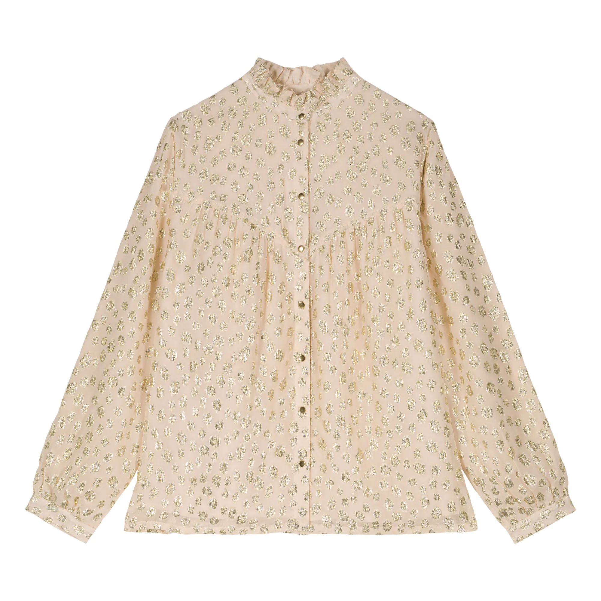 Louis Louise Women's Gold Vegas Sparkly Leopard Print Blouse - ’S Collection