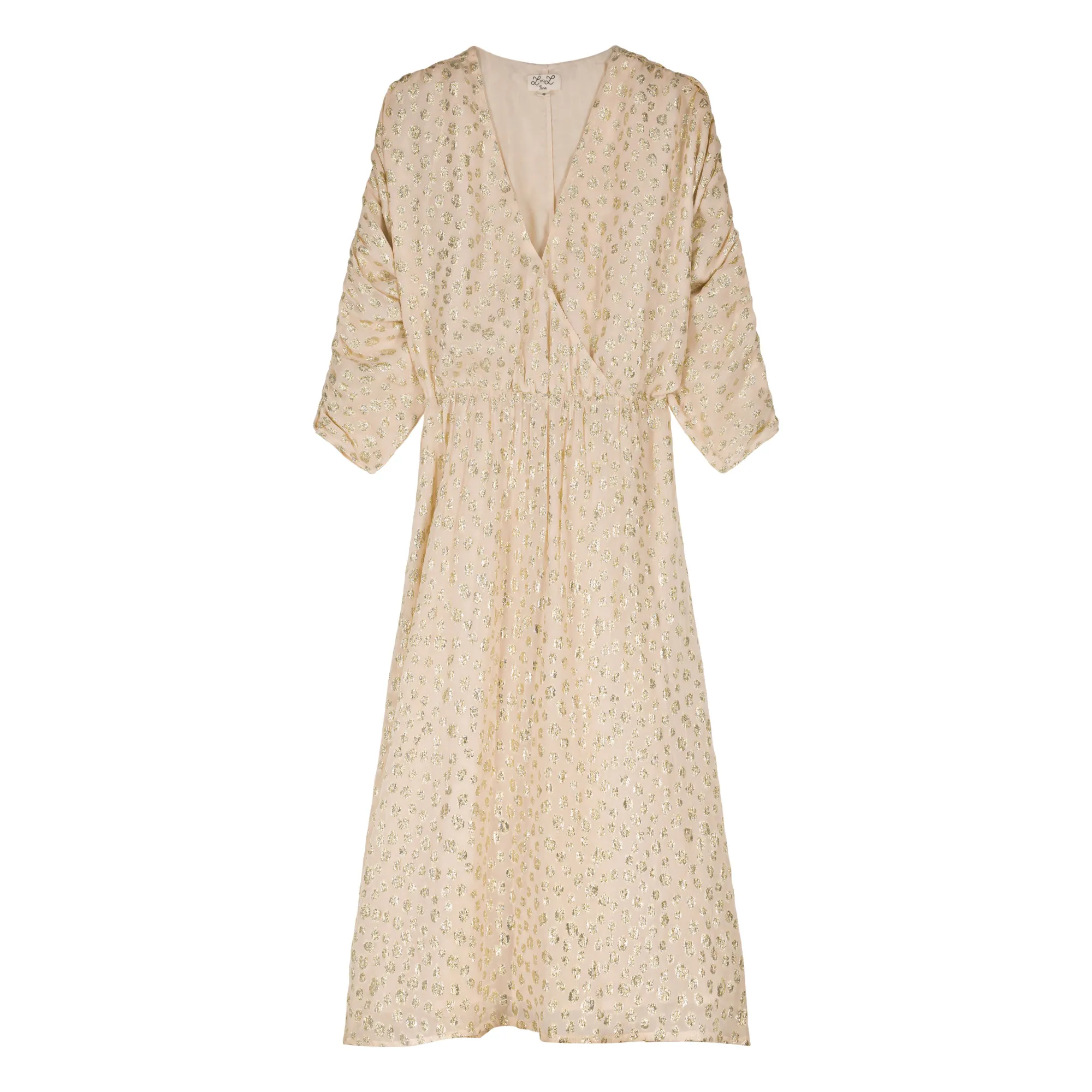Louis Louise Women's Gold Diva Sparkly Leopard Print Dress - Collection
