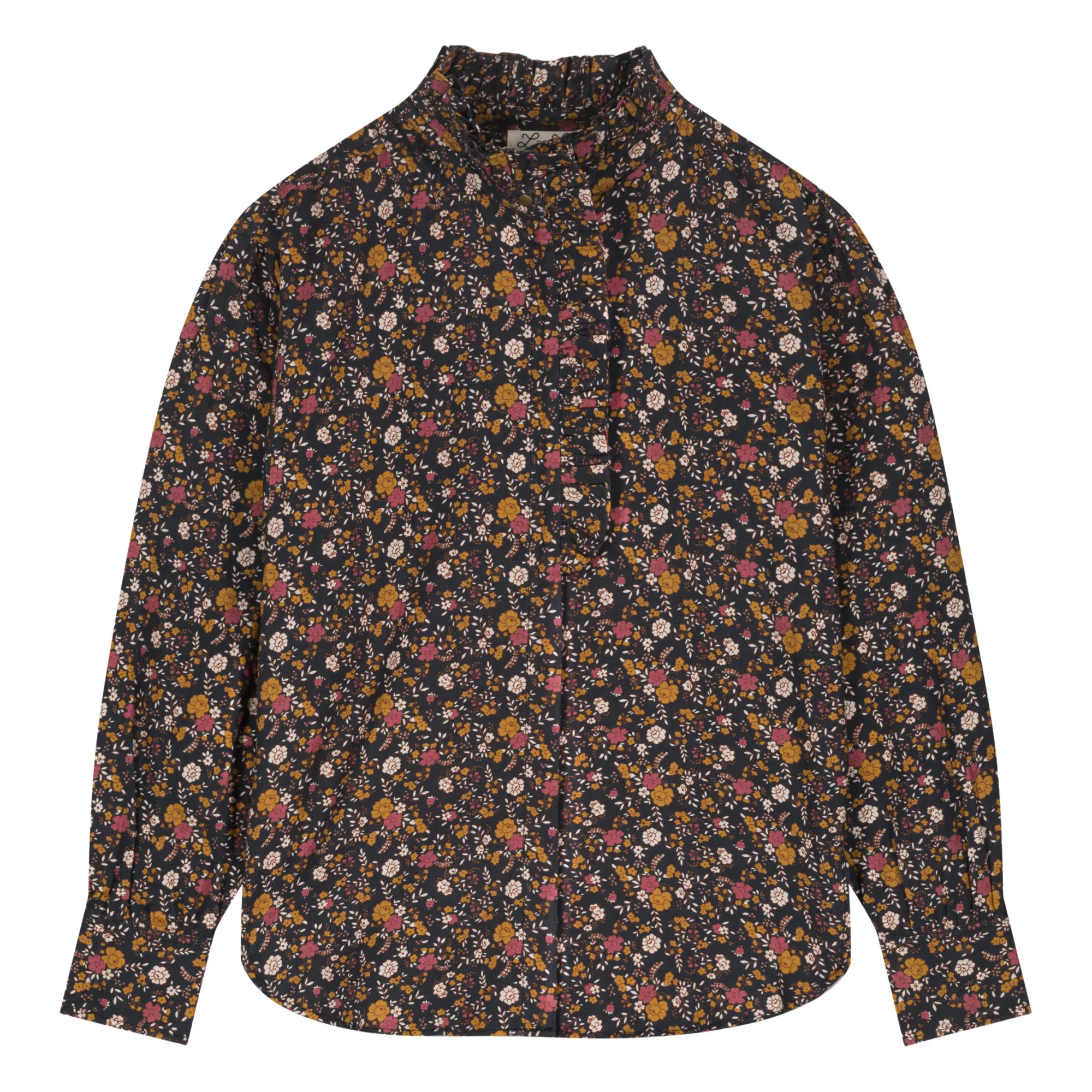 Louis Louise Women's Black Prairie Floral Blouse - Collection