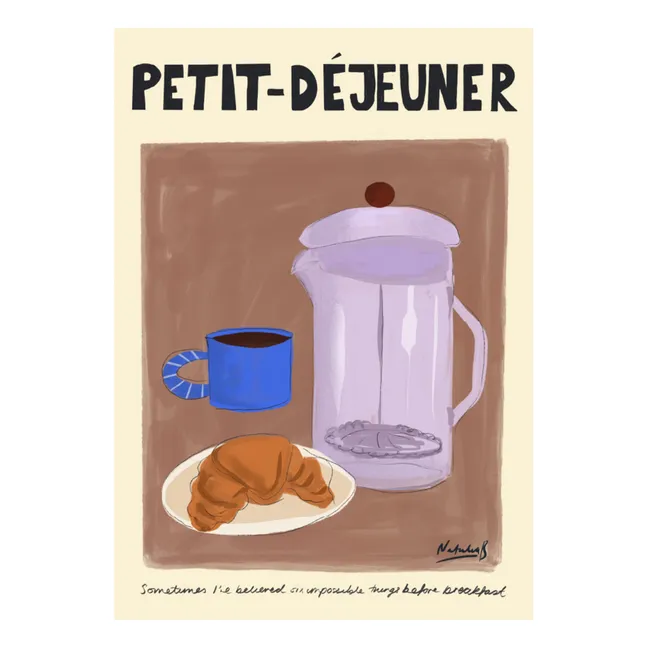 Affiche Petit-déjeuner