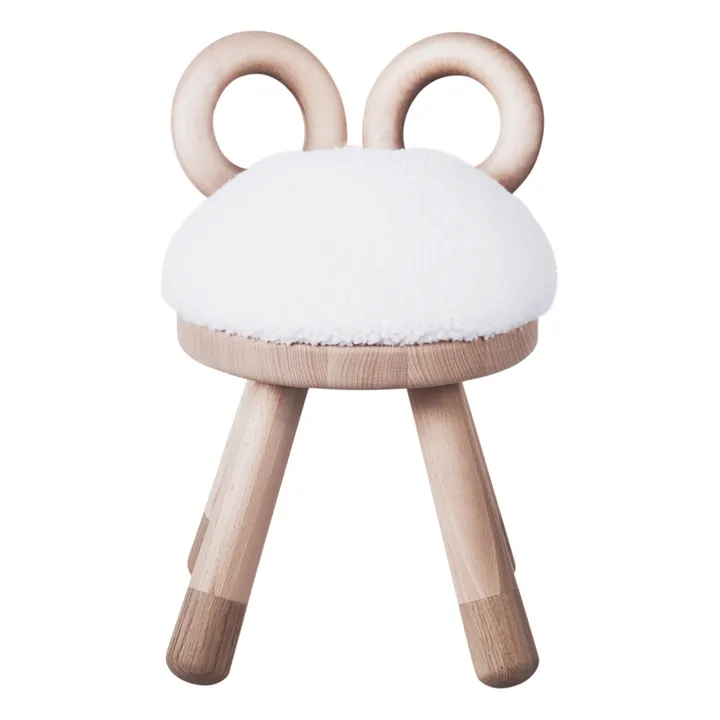 Sheep Chair in oak and beechwood by Takeshi Sawada | White- Product image n°0